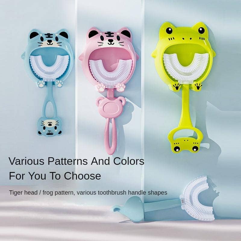 Mix Match Colors Soft Baby Tooth Brush U Shape for wholesale on Faire4