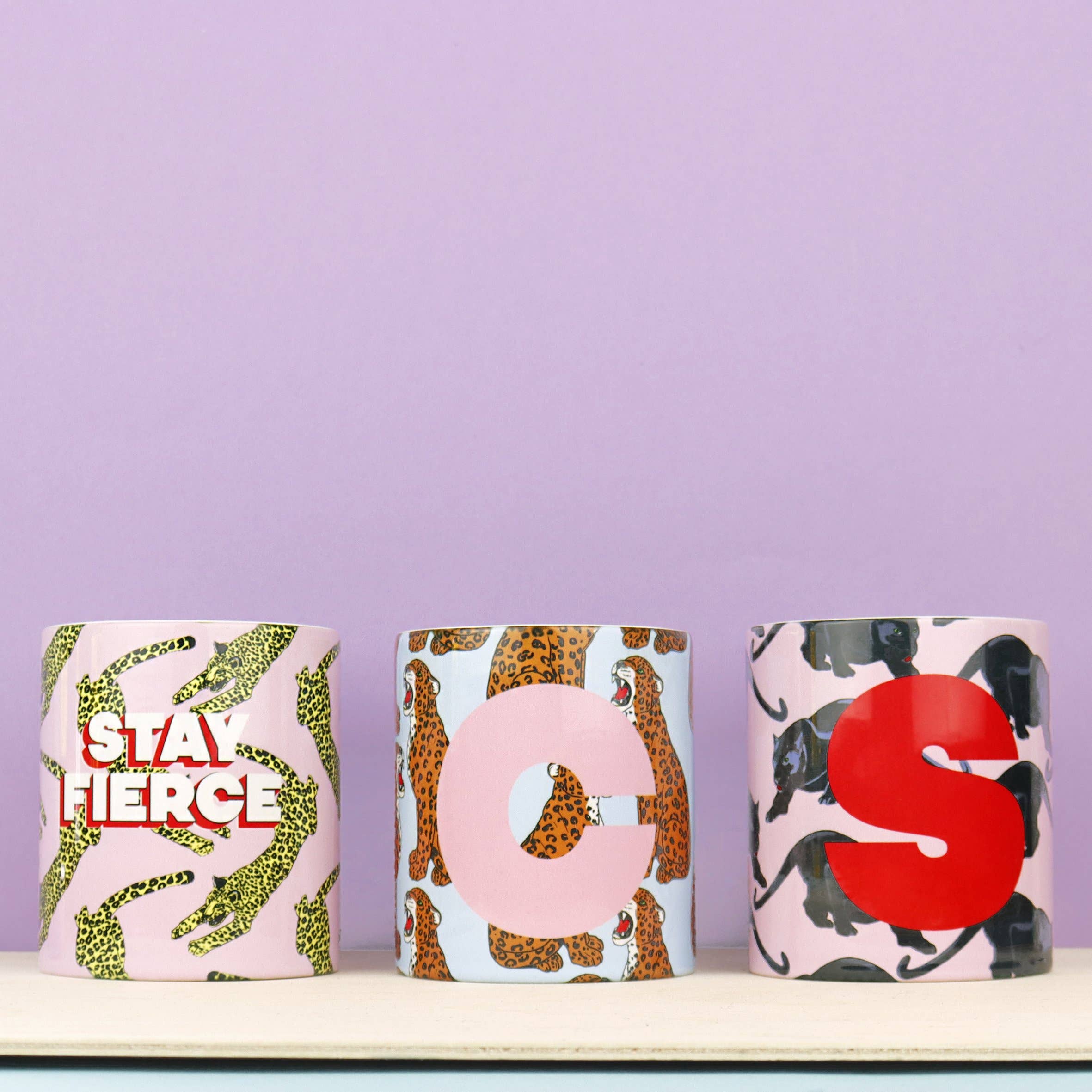 Fawn & Thistle Ltd (US Duties Paid) - Wholesale Koffiemok - Stay Fierce Beker met Luipaardmotief | Motivatiebeker voor Koffie7