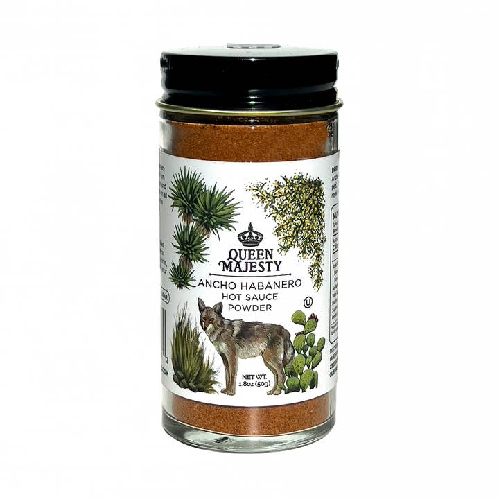 Ancho Habanero Hot Sauce Pulver - 3.5 oz for engroshandel hos Queen Majesty Hot Sauce