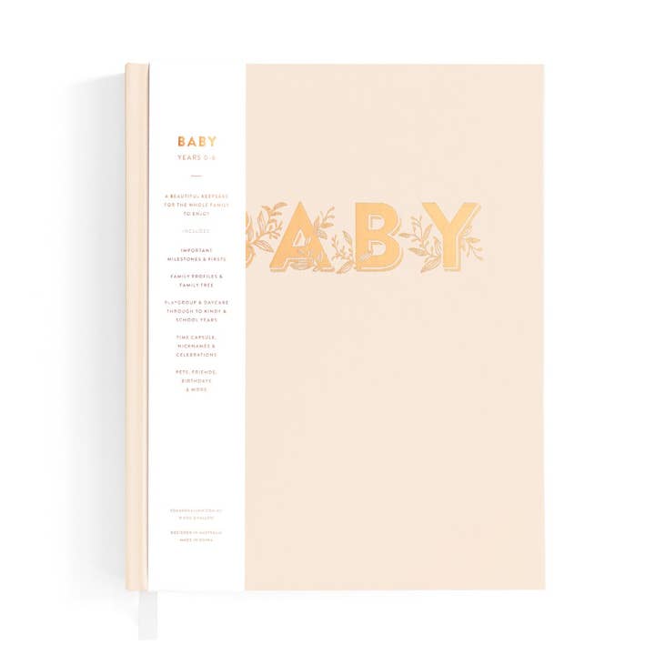 Fox & Fallow – Großhandel Erinnerungsbuch – Kind & Baby – Babybuch Buttermilk (geschlechtsneutral)1