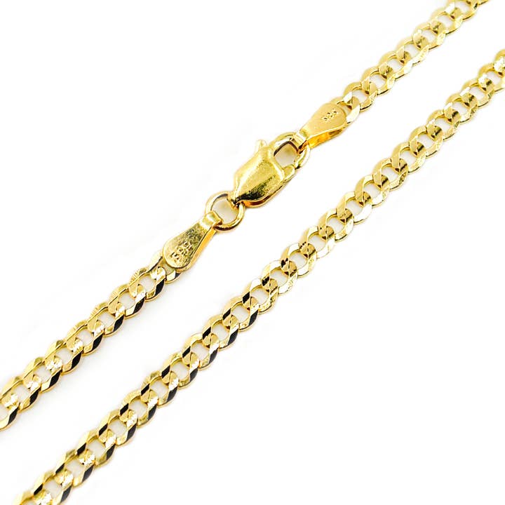 Tresor Jewelry Inc. – wholesale Link & chain necklace – 060R13FG1T2A9L001. 14K Solid Gold Cuban Curb Chain1