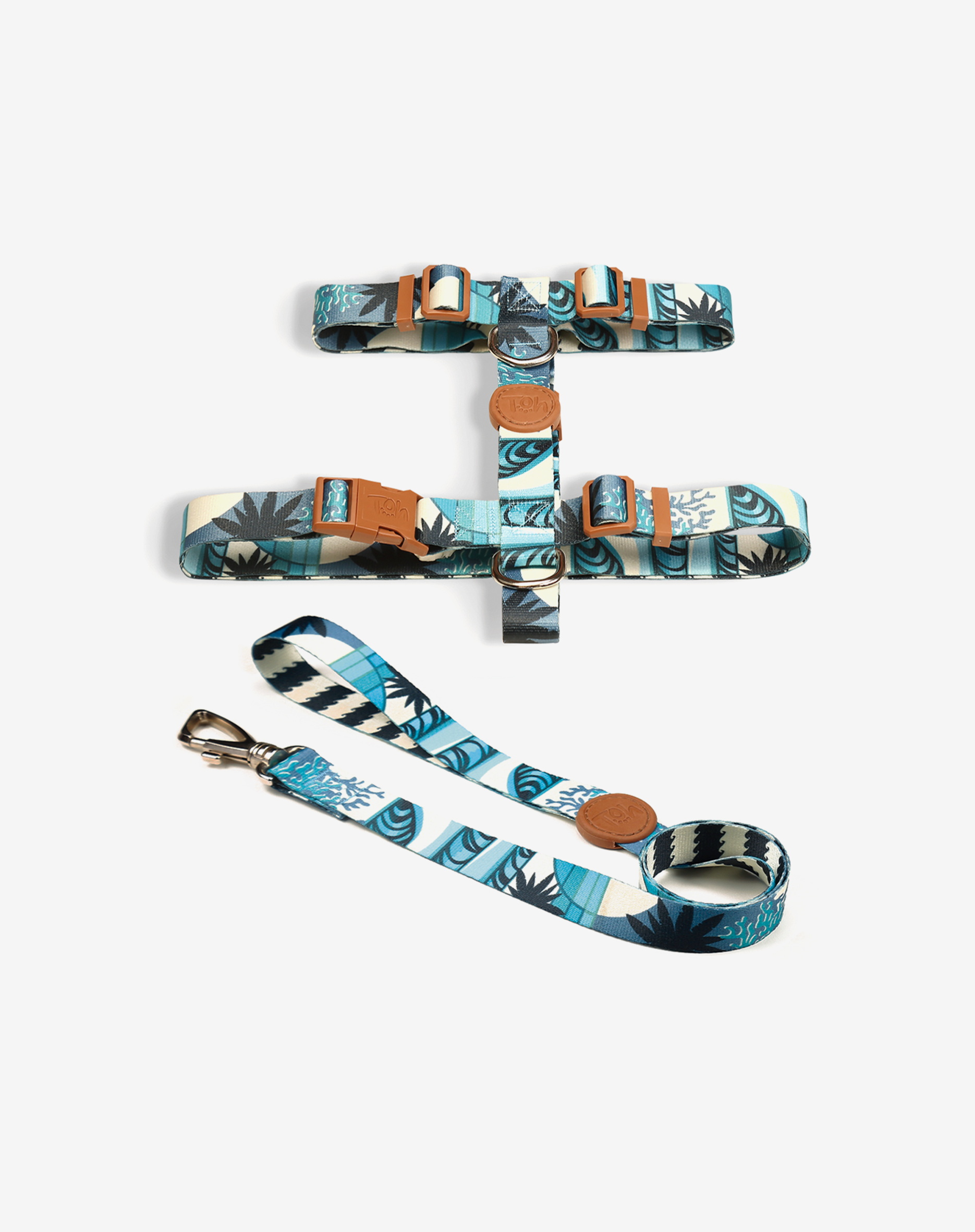 Toh – wholesale Hundkoppel - Hund – H-Harness + Koppelset Noronha0