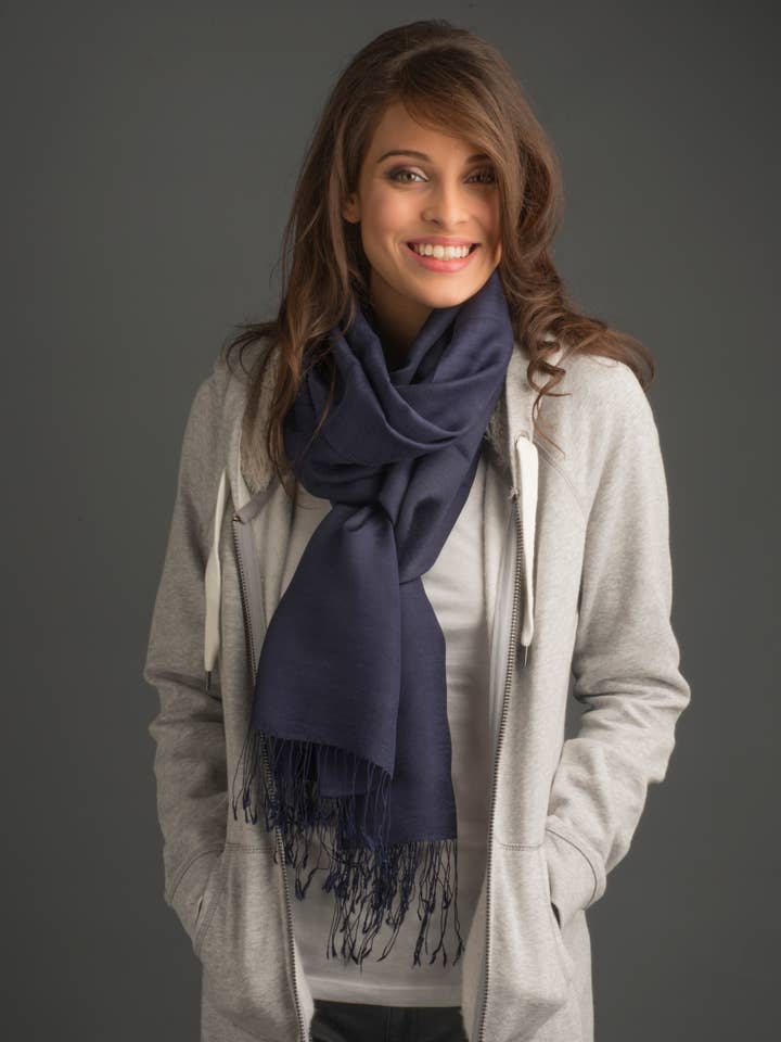 BENARES SCARF - 50% WOOL / 50% SILK for wholesale by DIWALI PARIS