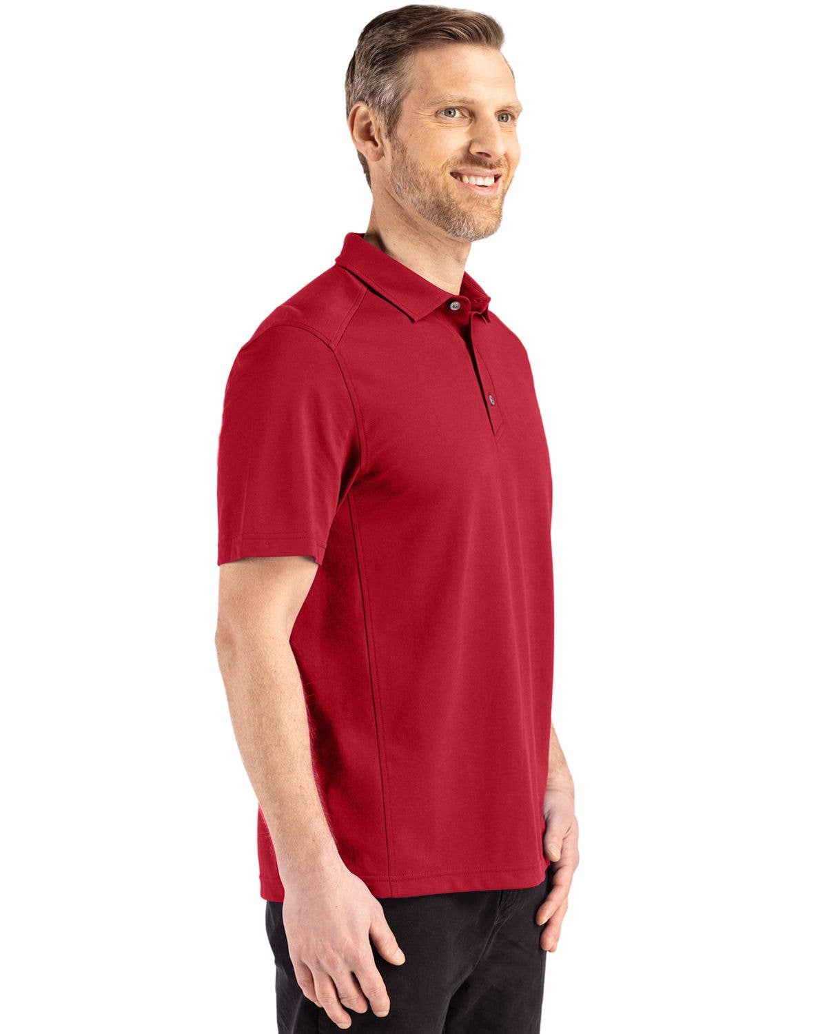 Cutter & Buck - Wholesale Polo - Men's - Cutter & Buck Advantage Refresh Mens Tri-Blend Pique Polo12