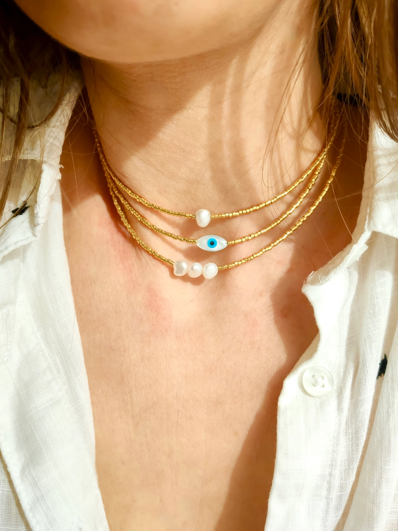 L'Atelier d'Artémis - Wholesale Beaded/Pearl Necklace - PRETTY necklace21