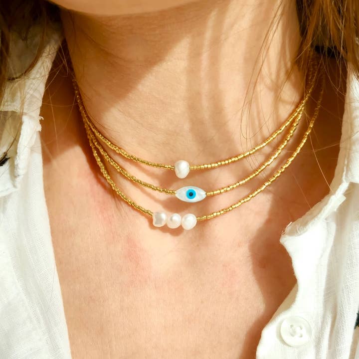 L'Atelier d'Artémis - Vente Collier de perles - Collier PRETTY21