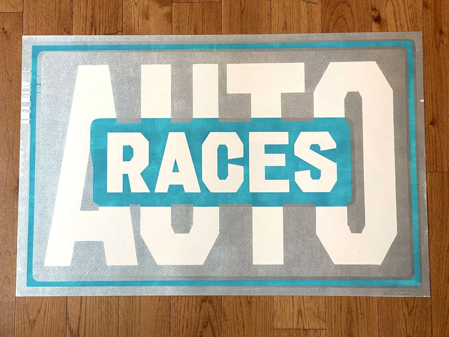Hatch Show Print - Wholesale Art Print - Auto Races Print1