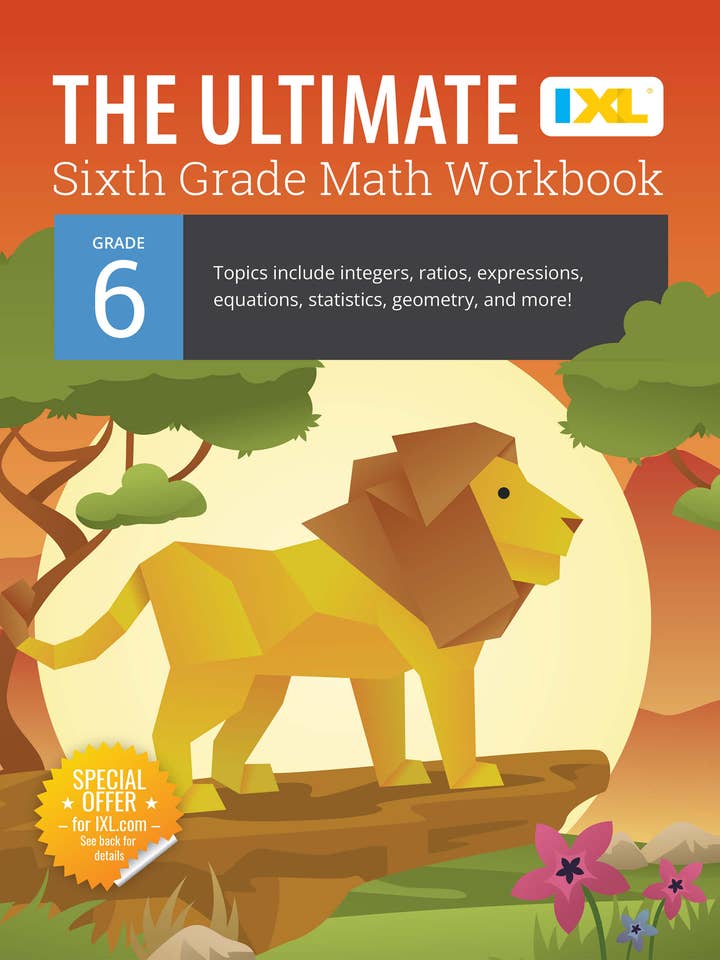 Ultimate Grade 6 Math Workbook for wholesale by Carson Dellosa Education