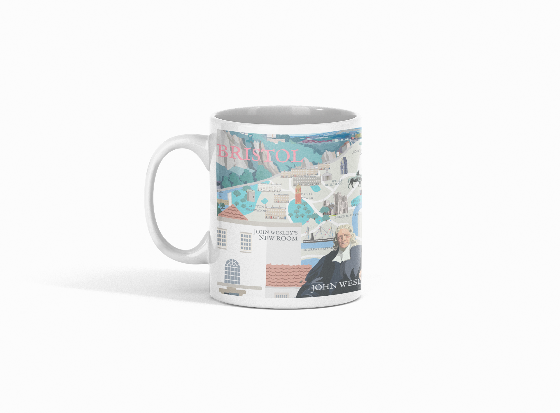 Betty Boyns Designs – wholesale Coffee mug – ILLUSTRATED MAP MUGS52