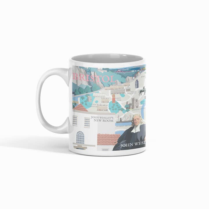 Betty Boyns Designs – wholesale Coffee mug – ILLUSTRATED MAP MUGS52
