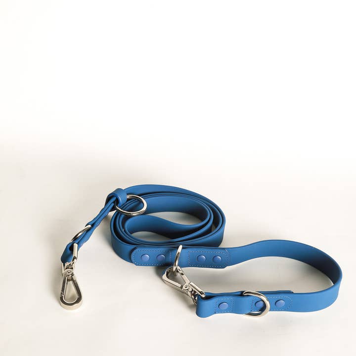 Cavology - Venta al por mayor Correa - Perros - CORREA DE PERRO, MANOS LIBRES, MULTIDIRECCIONAL, DE PVC, RESISTENTE A LA INTEMPERIE, AZUL MARINO5