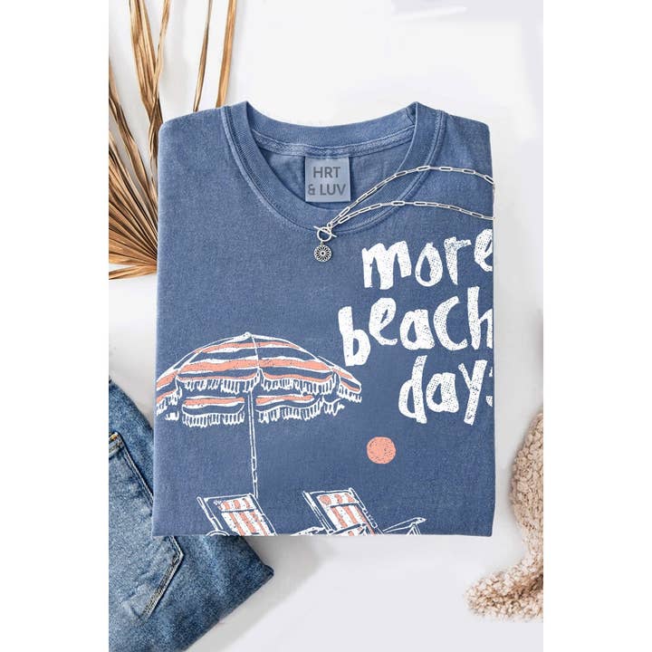 HRTandLUV - Wholesale T-Shirt (Graphic) - Women's - MORE BEACH BOYS WASHED GRAPHIC TEE