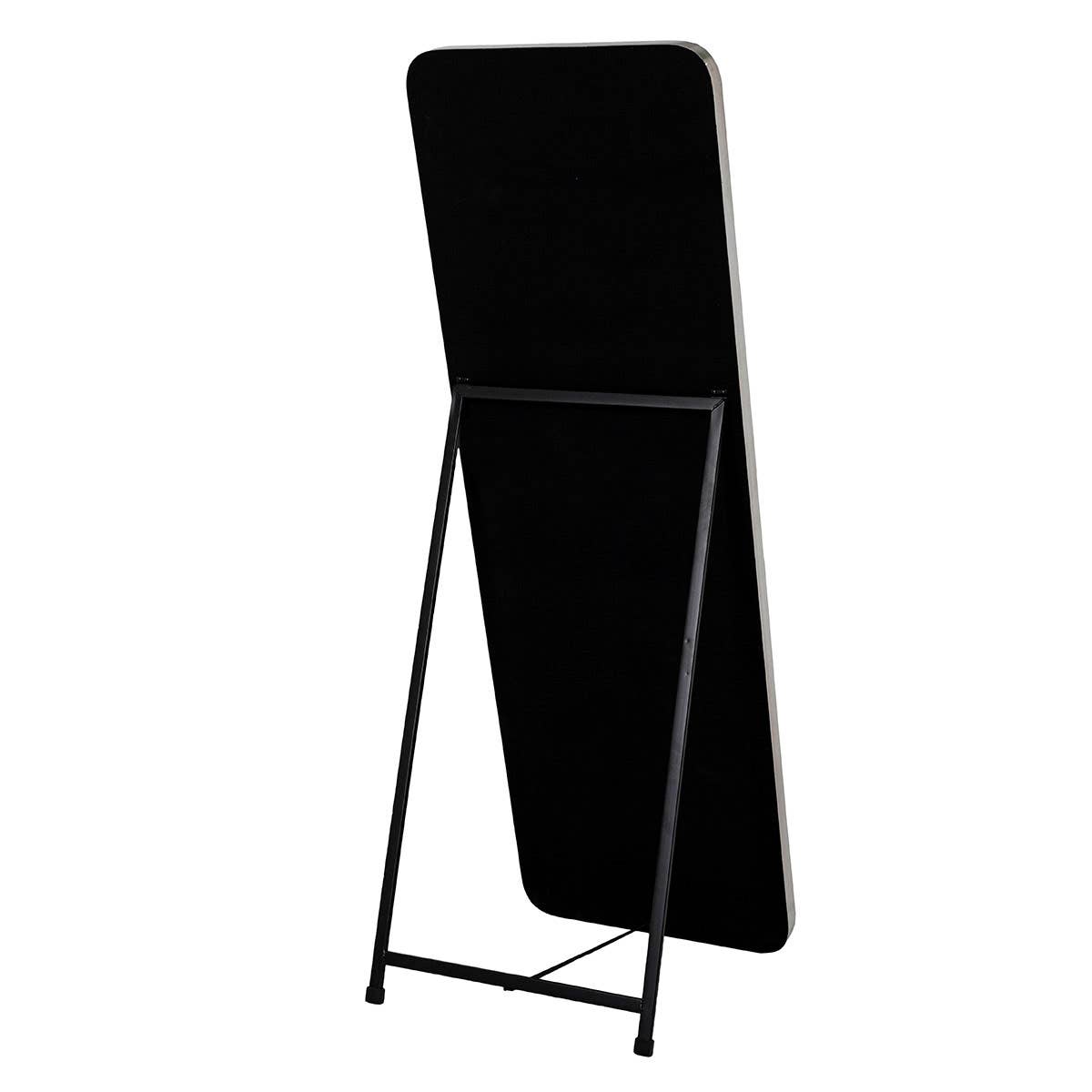 Gdeco - Wholesale Vloerspiegel - Zilveren vloerspiegel met ronde rand. 50x150cm4