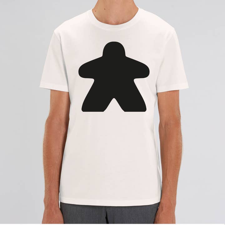 Meeple T-shirt, uniseks voor wholesale door Meeplings | Handmade in Berlin