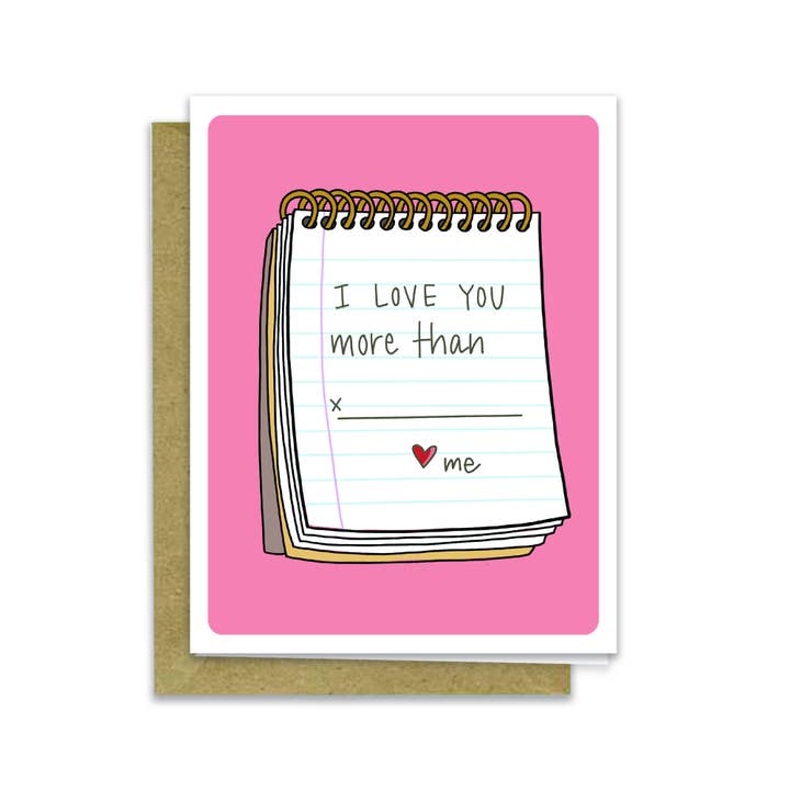 elsker dig notesblok for engroshandel hos mavisBLUE paper goods