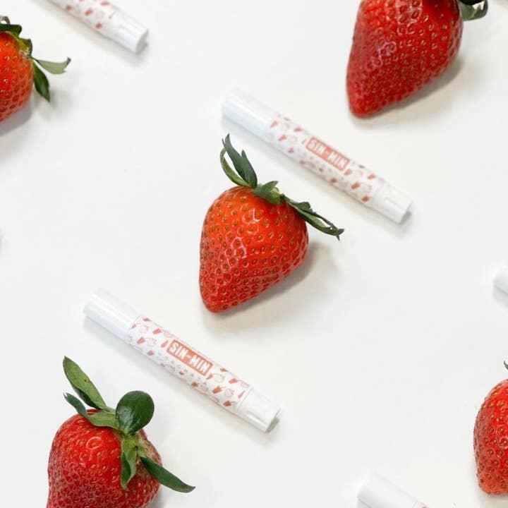 SIN-MIN - Wholesale Lip Balm - Strawberry Horchata Lip Balm (Horchata de fresa)