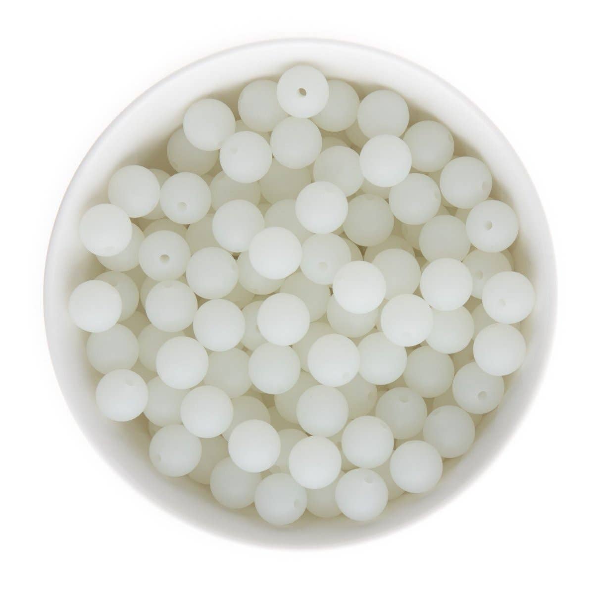 Cara & Co Silicone Craft Supply - Wholesale Beads - Glow-in-the-Dark Silicone Round Beads5
