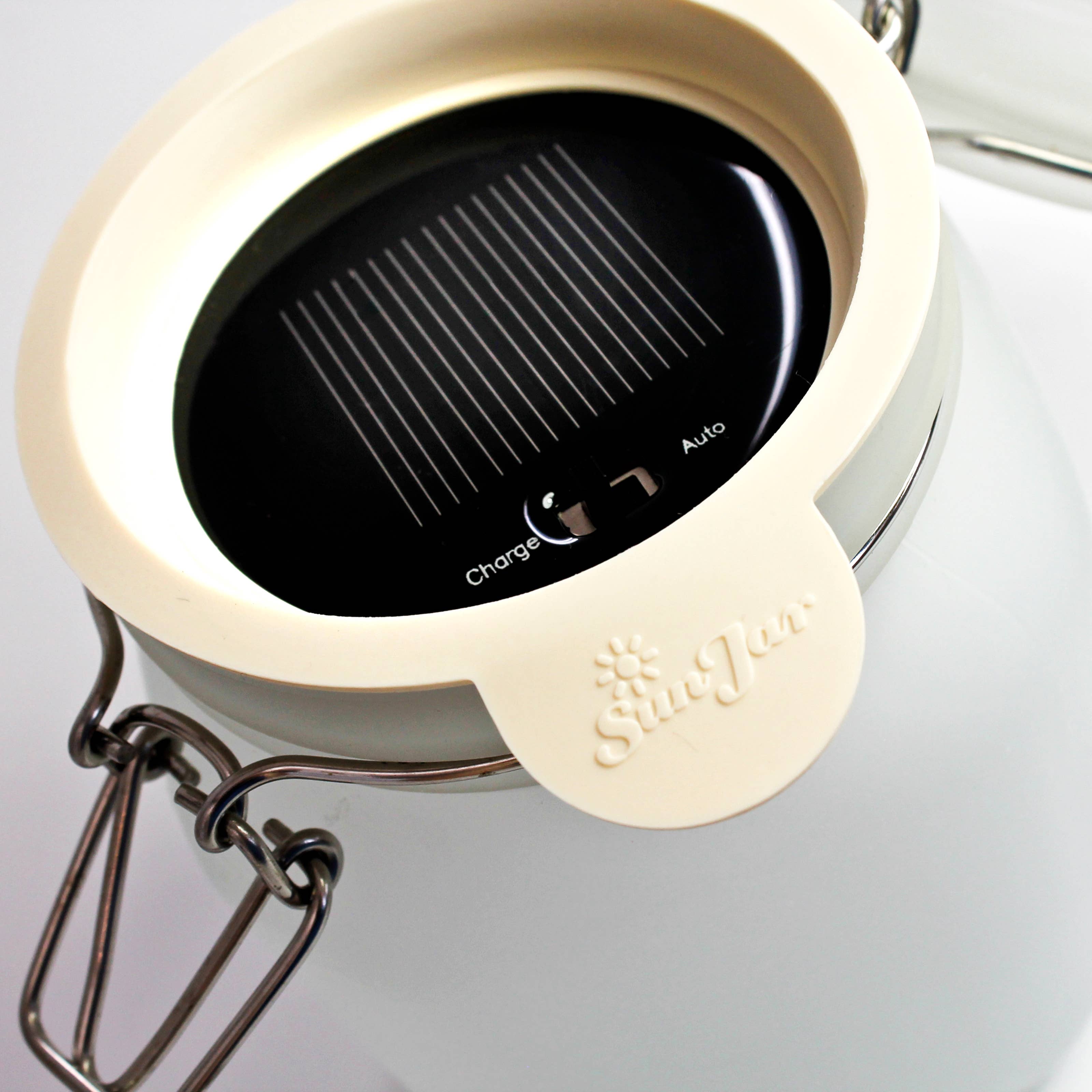 Yellow Solar Powered Sun Jar for wholesale on Faire2