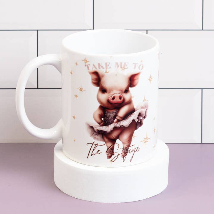Mugs Dance - Take Me To The Stage - Piqué Piggy for wholesale by Print Me Pretty