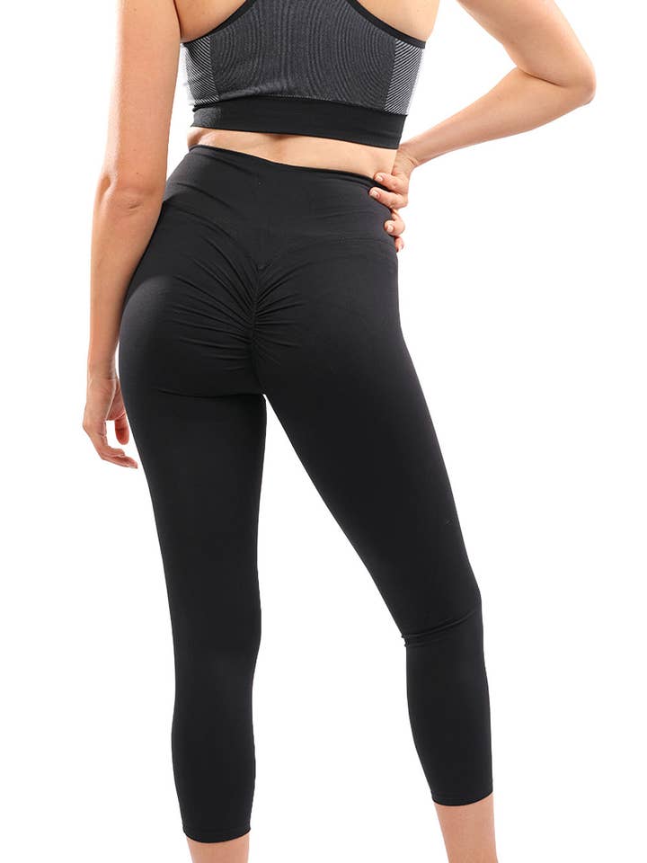 Destiny Legging - Frauen Scrunch Butt Lifting Legging - Schwarz für den Großhandel von Savoy Active