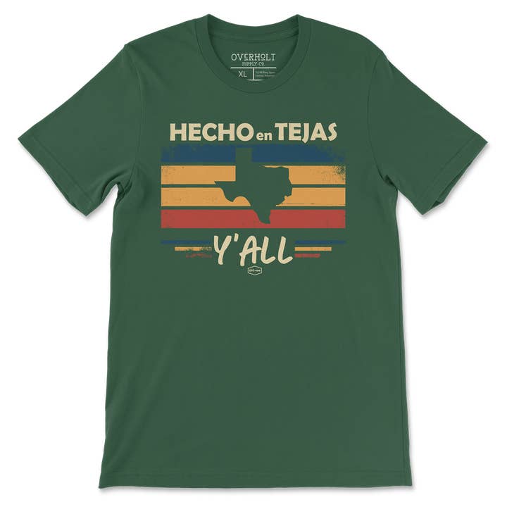 Overholt Supply Co. - Wholesale Screen Printed T-Shirt - Men's - OSC-086 Hecho en Tejas Y'all 2.02