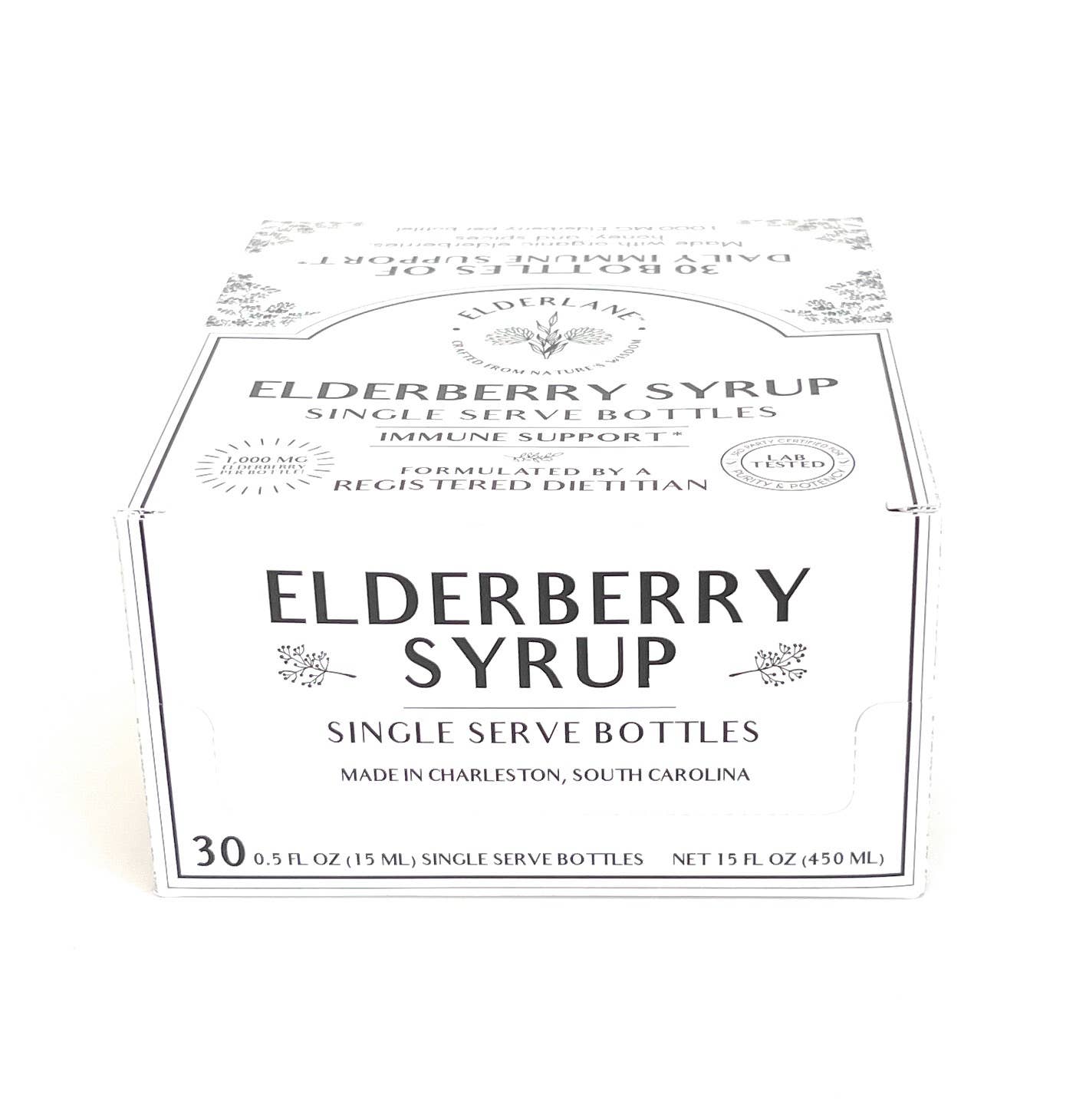 Elderlane® - Wholesale Oral Supplement/Vitamin - Elderberry Single Serve Bottles3