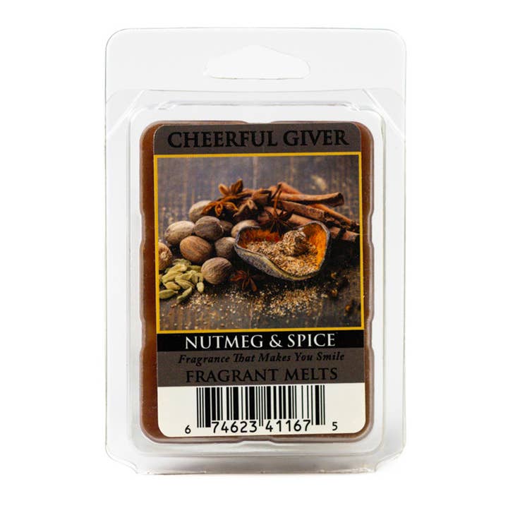 Melts (8/box) - Nutmeg & Spice for wholesale by A Cheerful Giver