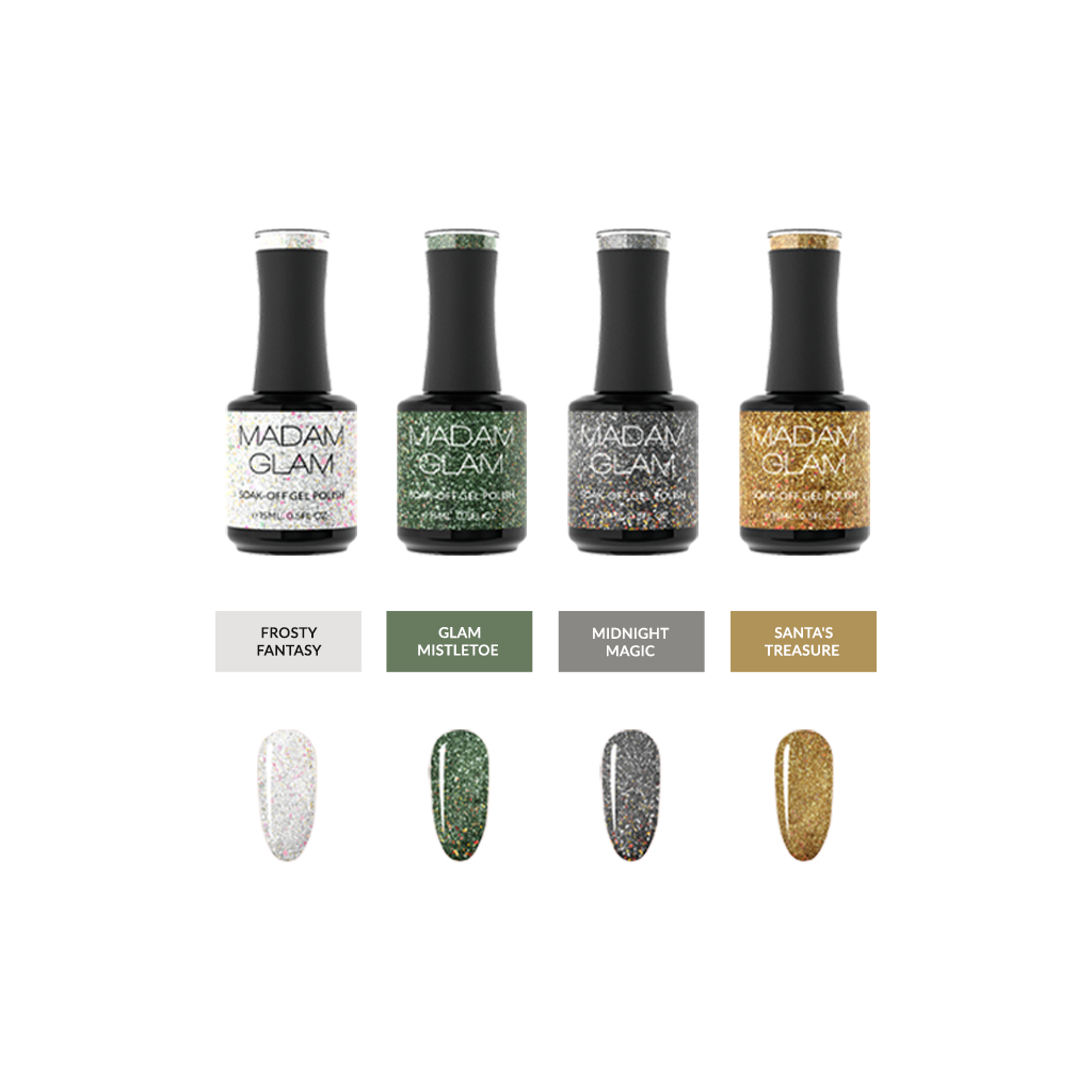 Madam Glam – wholesale Nail polish set – Merry & Bright, Gel Polish Set0