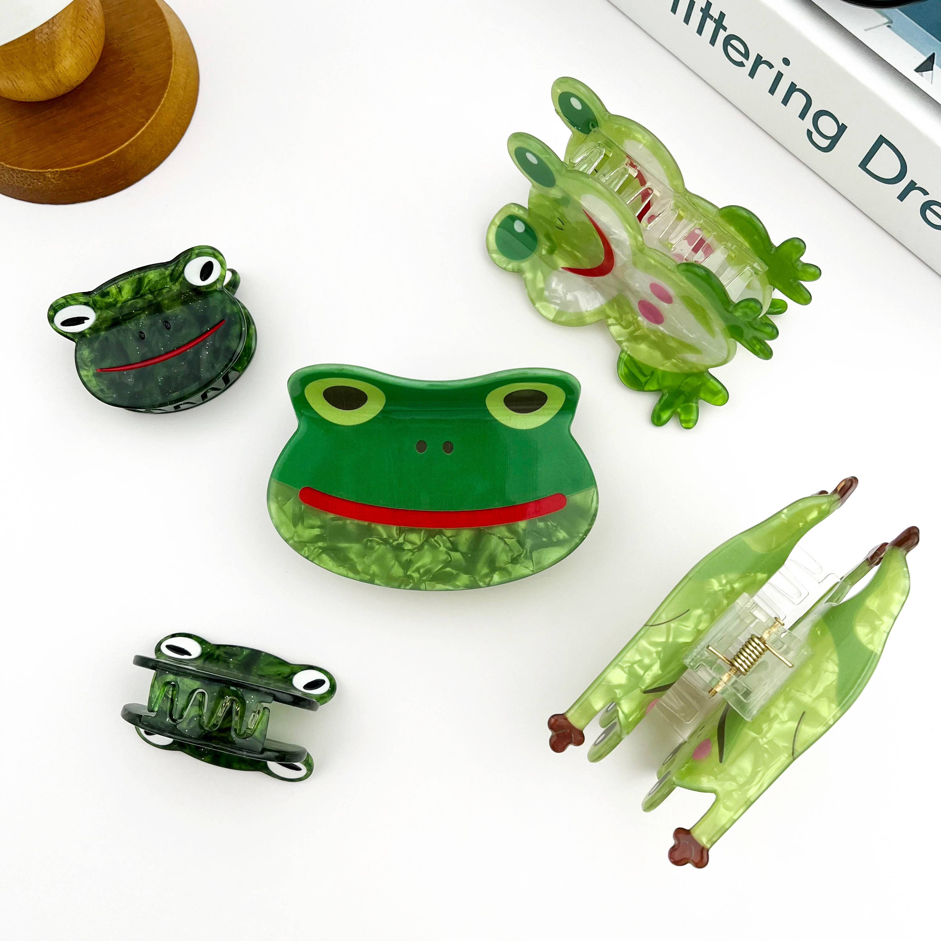 SoapElenGlen - Wholesale Hair Clip - Women's - Funny Frog Claw Clip4