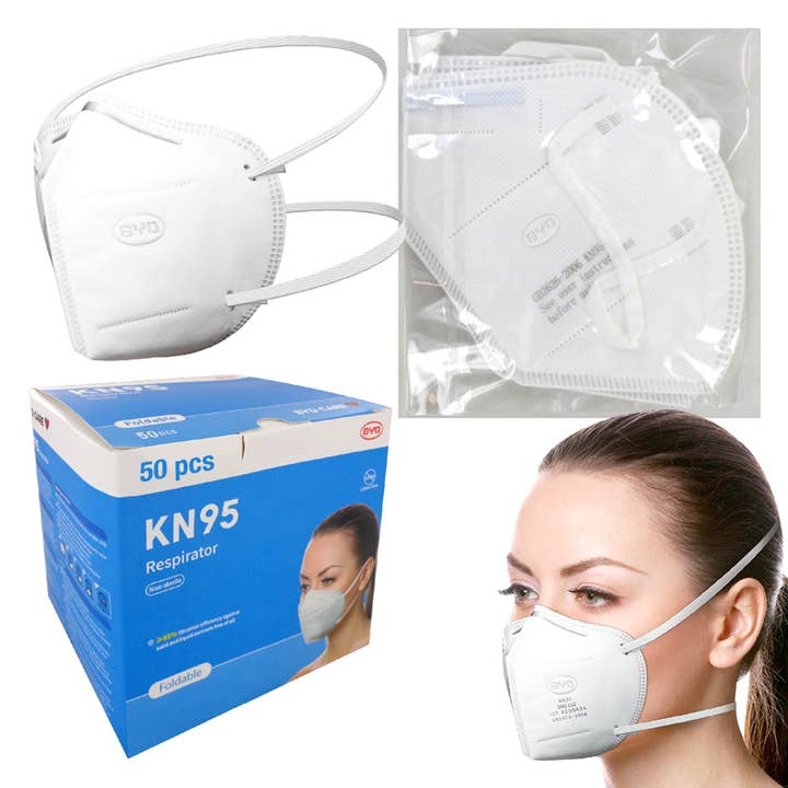 White KN95 Face Masks for wholesale by Deluxe Import Trading