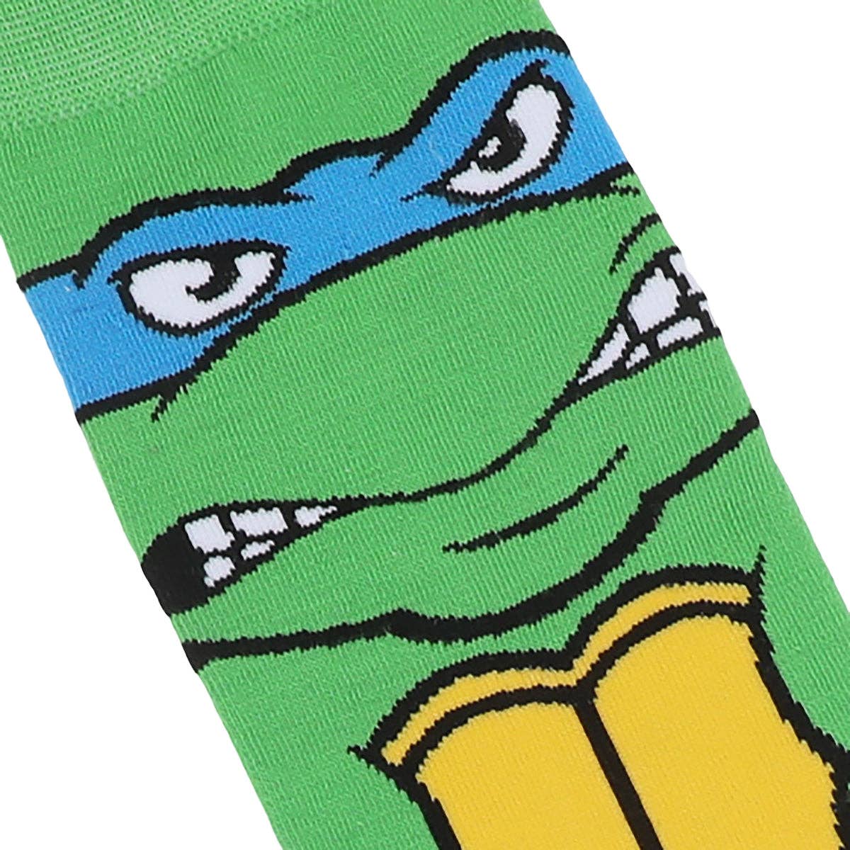 Bioworld Merchandising - Wholesale Socks - Men's - Teenage Mutant Ninja Turtles Leonardo Animigos Men's Crew Socks3