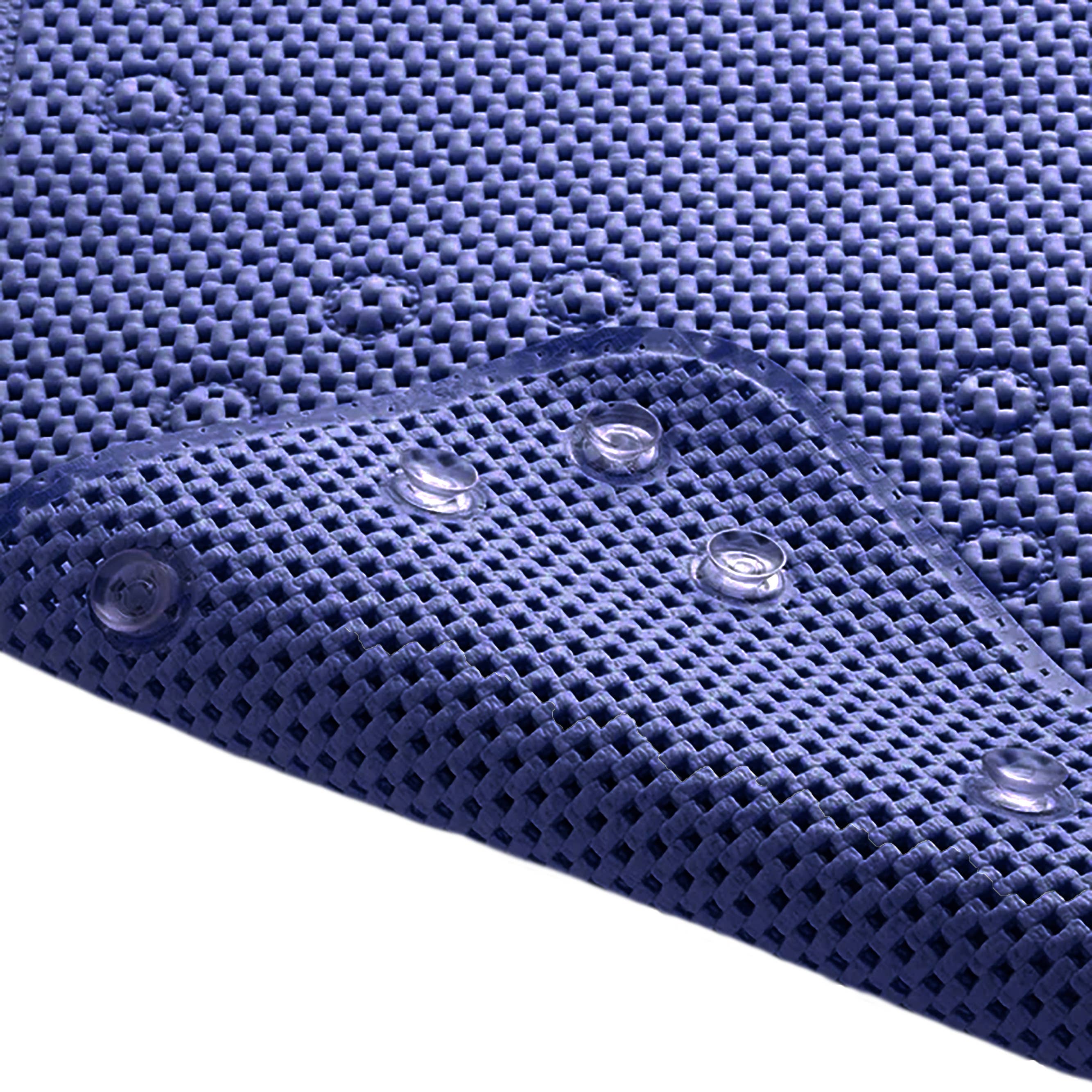 home mart goods - Vente Tapis de bain - Tapis de douche en mousse antidérapant bleu marine avec ventouses7