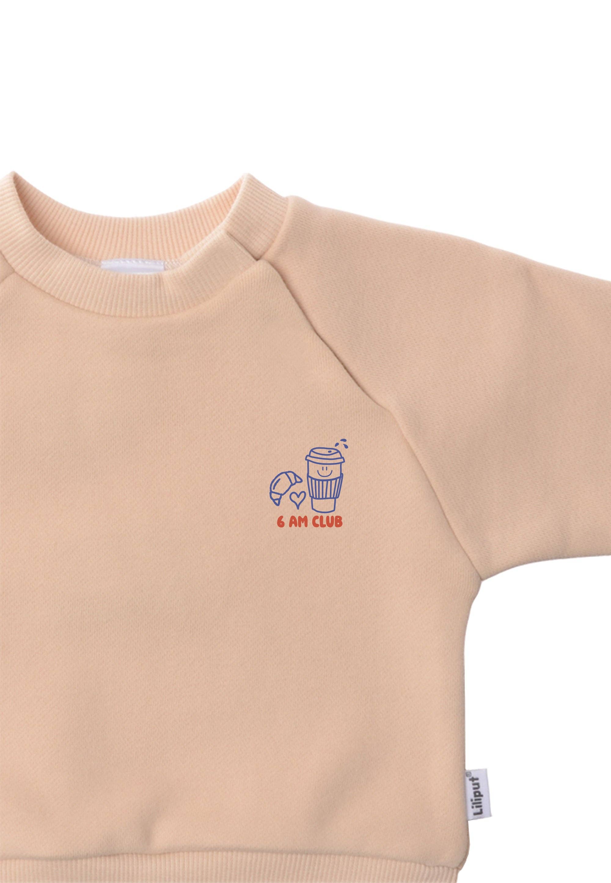 Liliput - Wholesale Mommy & Me Sets - Cacao before Chaos Sweatshirt beige Mini and Me Edition6
