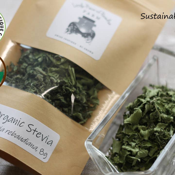 Biológico Stevia, Ervas Cultivadas Sustentáveis por atacado de Little Piece of Paradise Farm Inc.