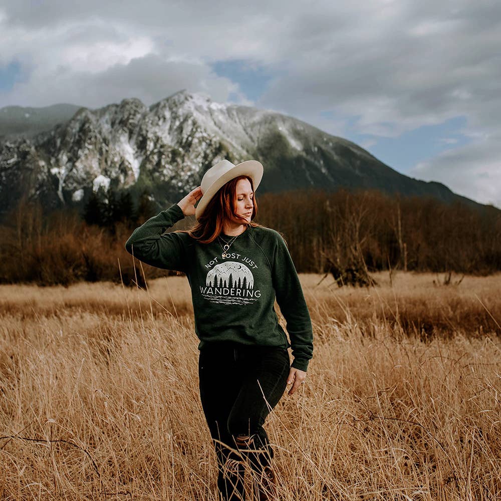 Alley & Rae - Wholesale Graphic Sweatshirt - Women's - Not Lost Just Wandering Adventure Sweatshirt2