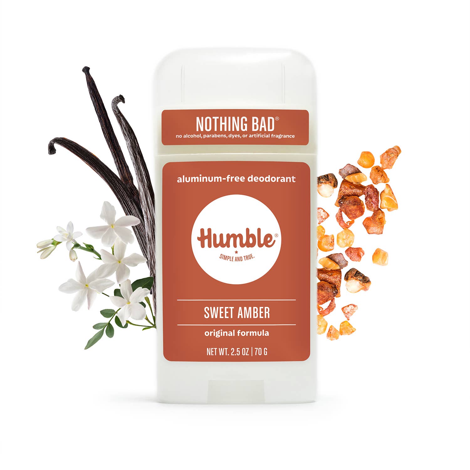 Humble Brands, Inc. - Wholesale Deodorant - Unisex - Sweet Amber Original Deodorant