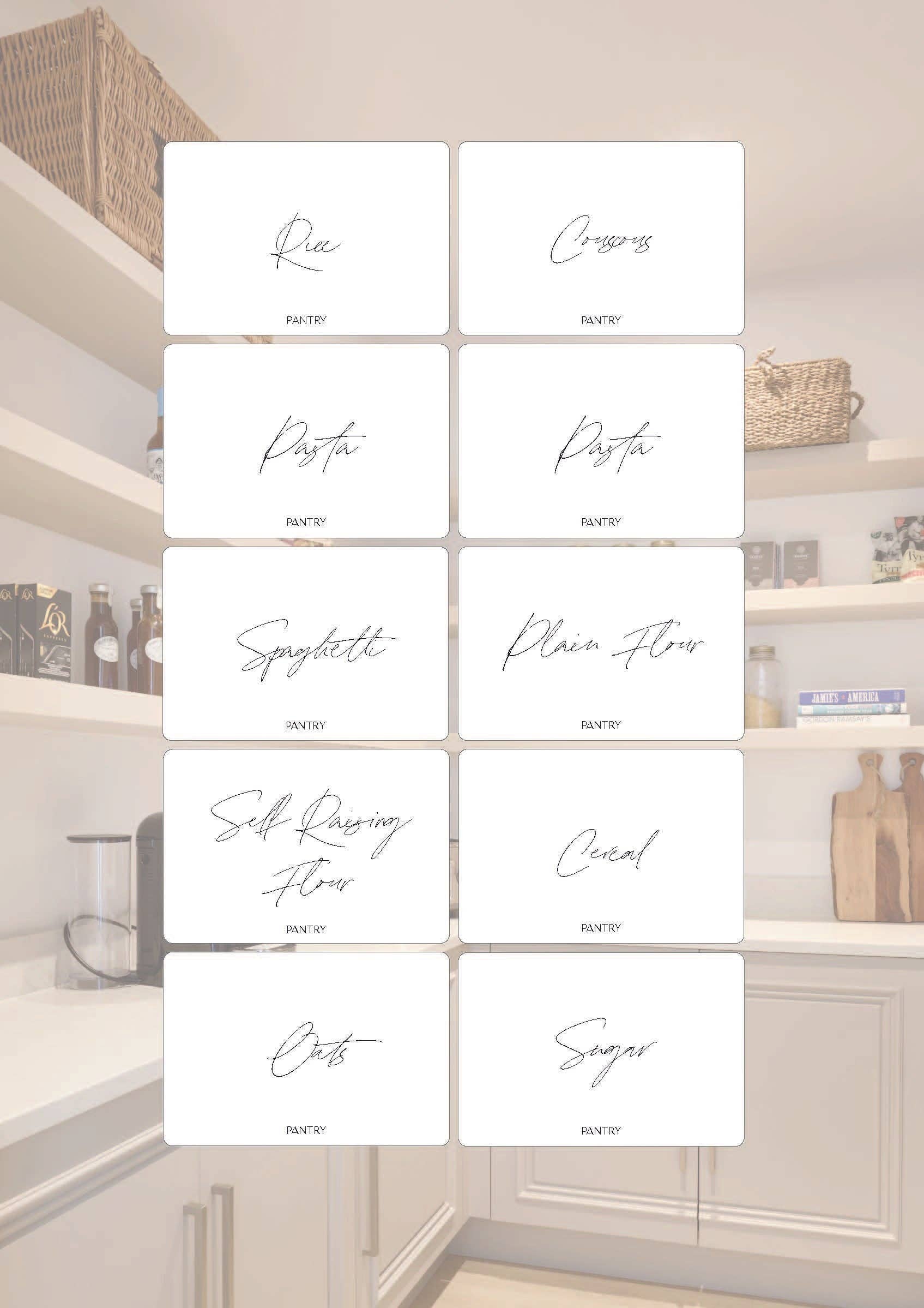 So At Nature – wholesale Food/beverage label – Small Waterproof Customisable Pantry Labels1