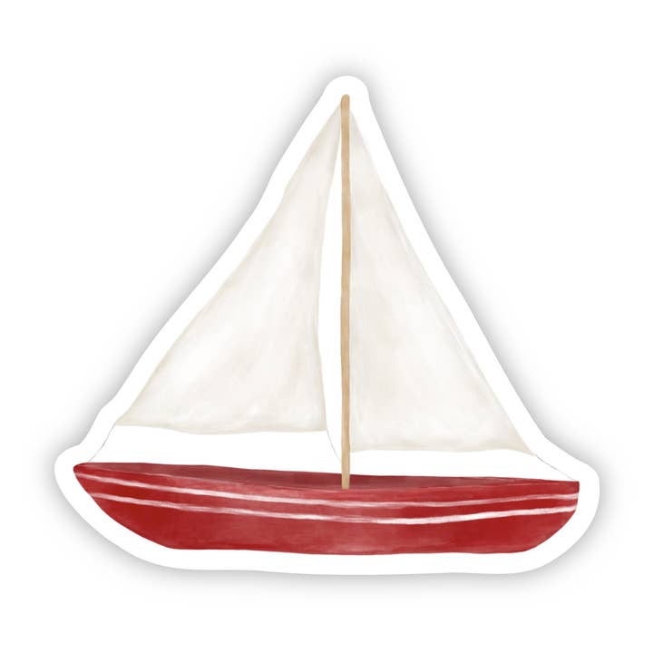 k.Patricia Designs - Wholesale Sticker - Sailboat Sticker0