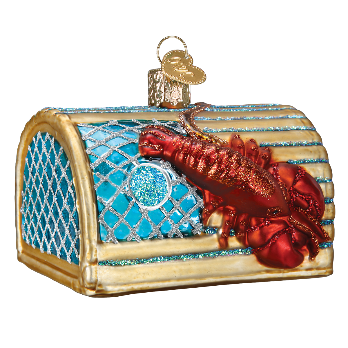 Old World Christmas - Wholesale Ornament - Lobster Trap Ornament1