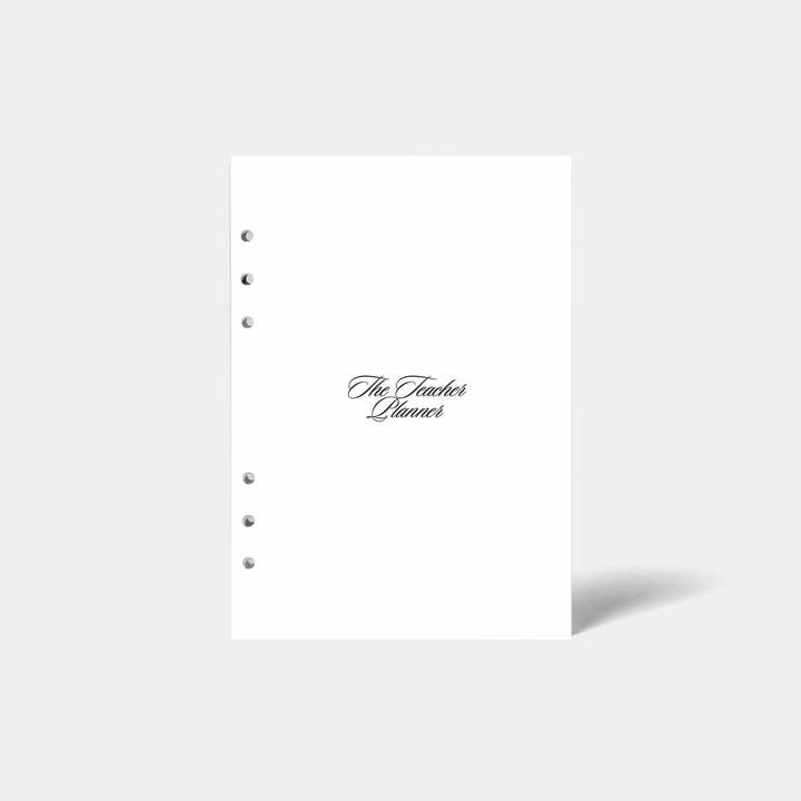 Teacher Planner Insert (6-Ring) for wholesale by Stil Classics