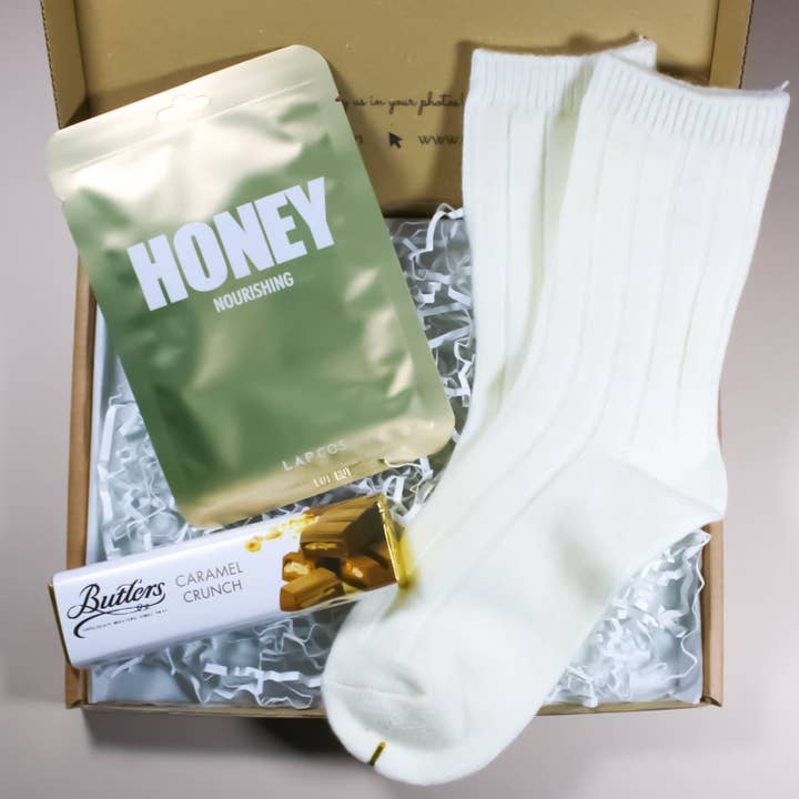 Cosy Caramel Gift Box for wholesale by Care Box Collection