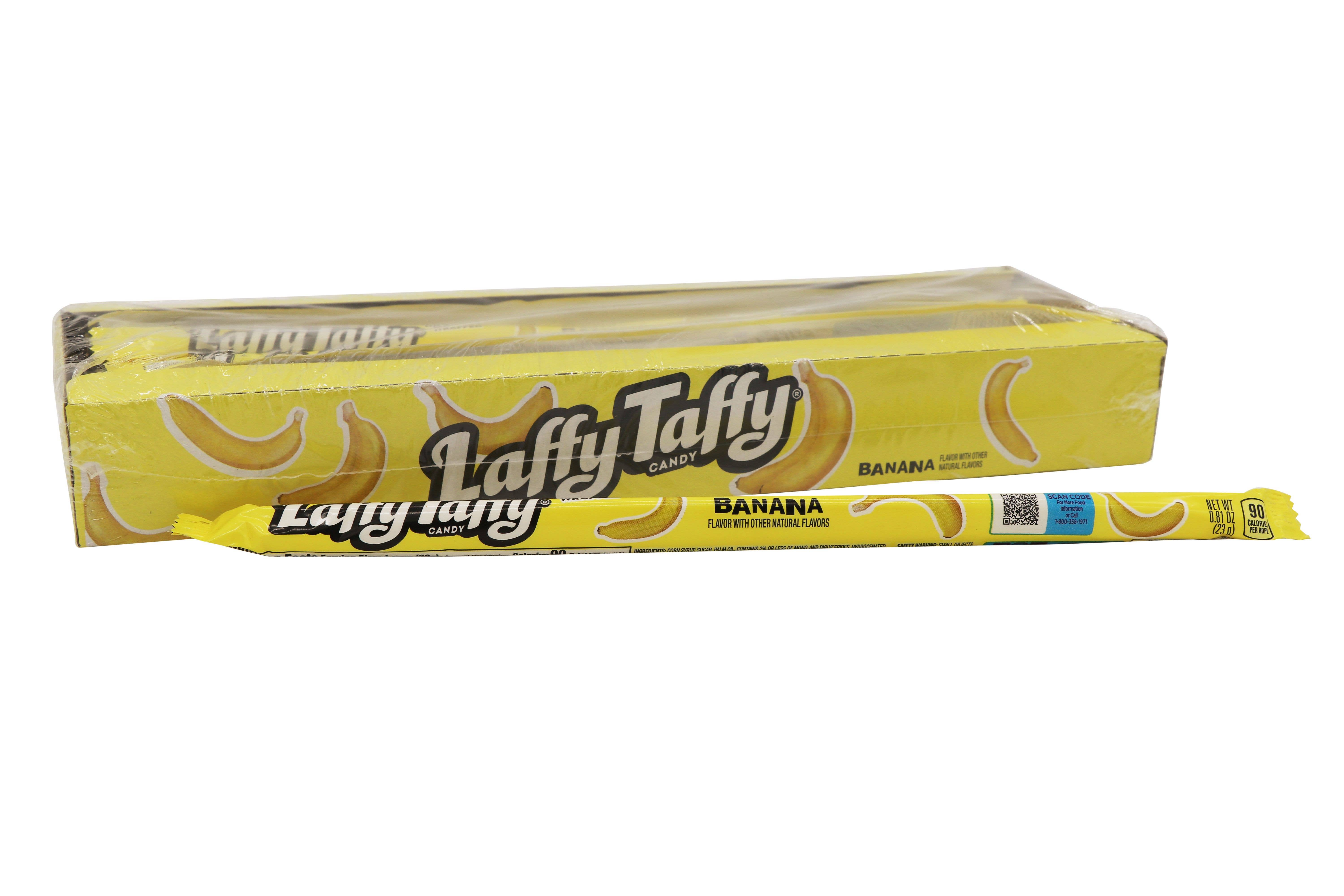 Grandpa Joe's Candy Shop - Wholesale Taffy - Laffy Taffy Candy Ropes, Banana, 24ct1