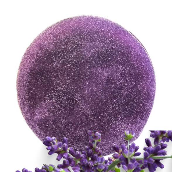 Naturlig lavendelsæbe med svamp afslappende og plejende for engroshandel hos De Vitamineshop bv