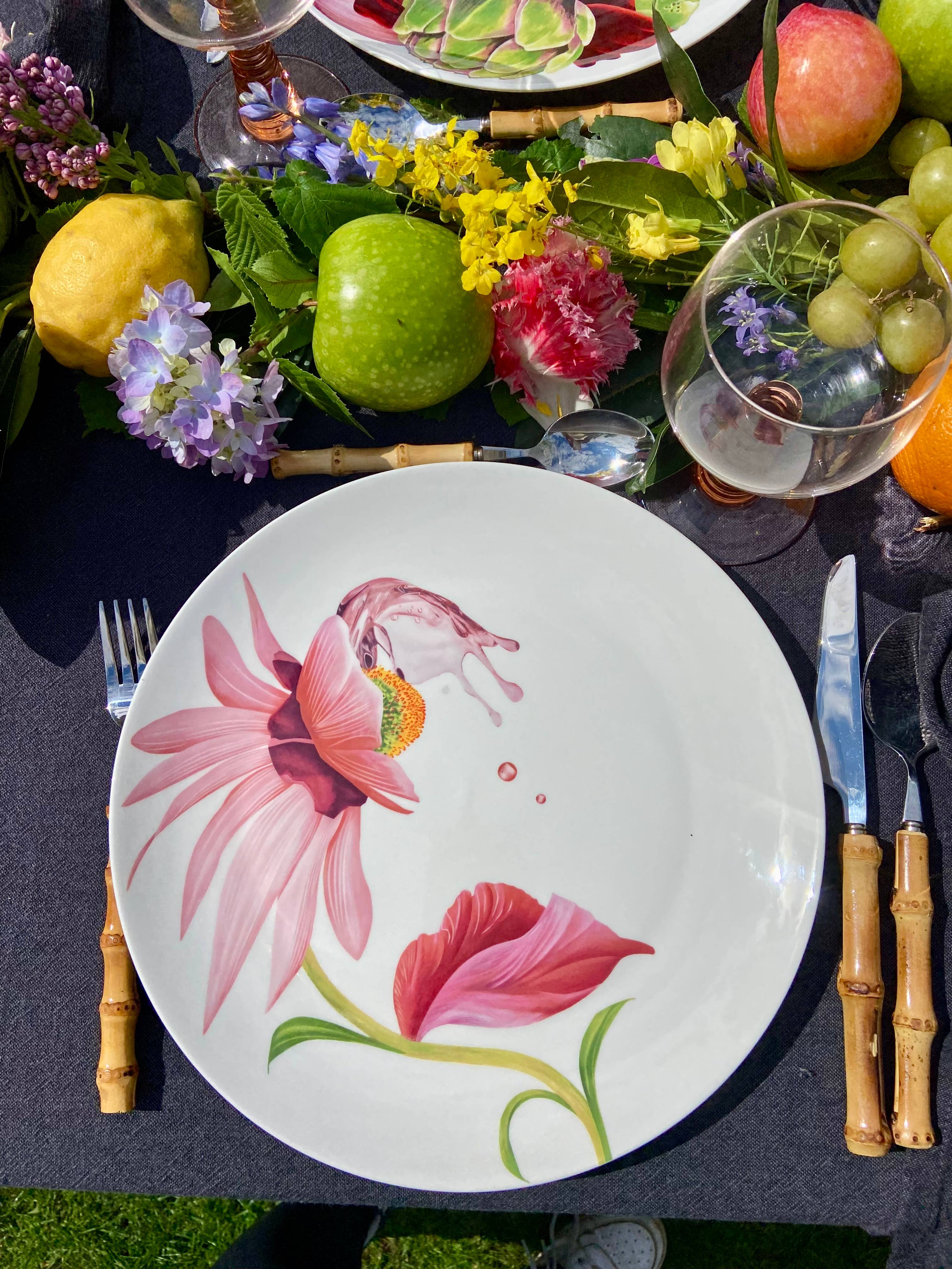 Bordy's - Vendita all'ingrosso Piatto - Botanical Wonders - Set di 4 piatti da cena11