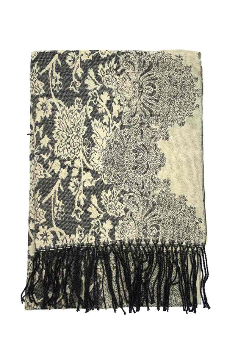 LINETA - Wholesale Scarf - Women's - Fringe scarf3