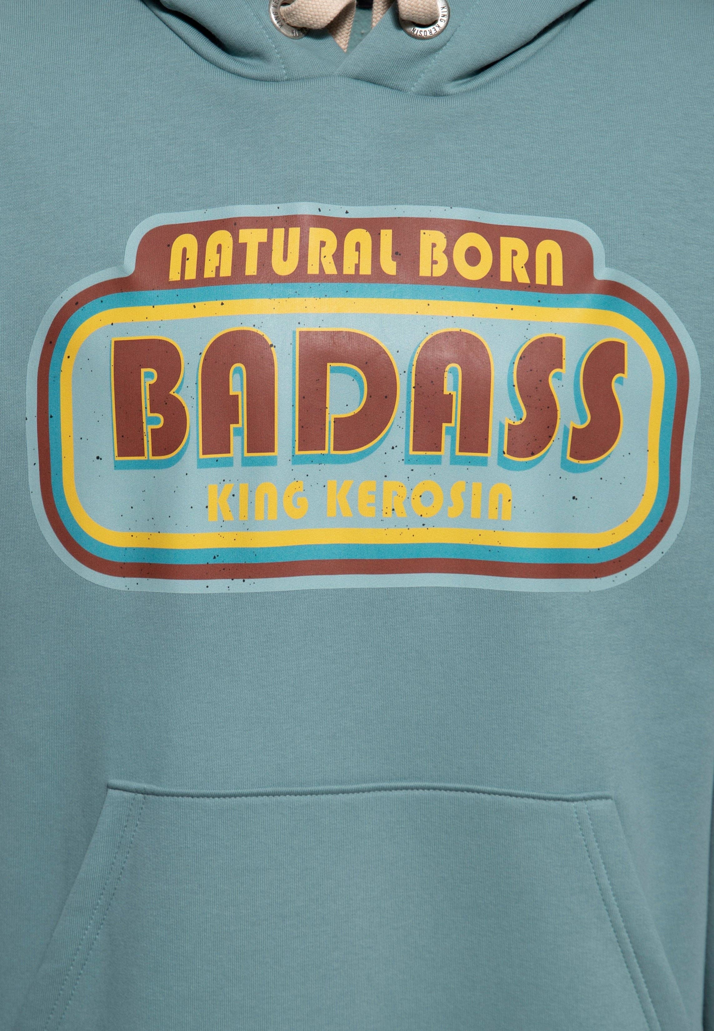 KING KEROSIN - Vendita all'ingrosso Felpa con cappuccio - Unisex - Felpa con cappuccio Natural Born Badass5