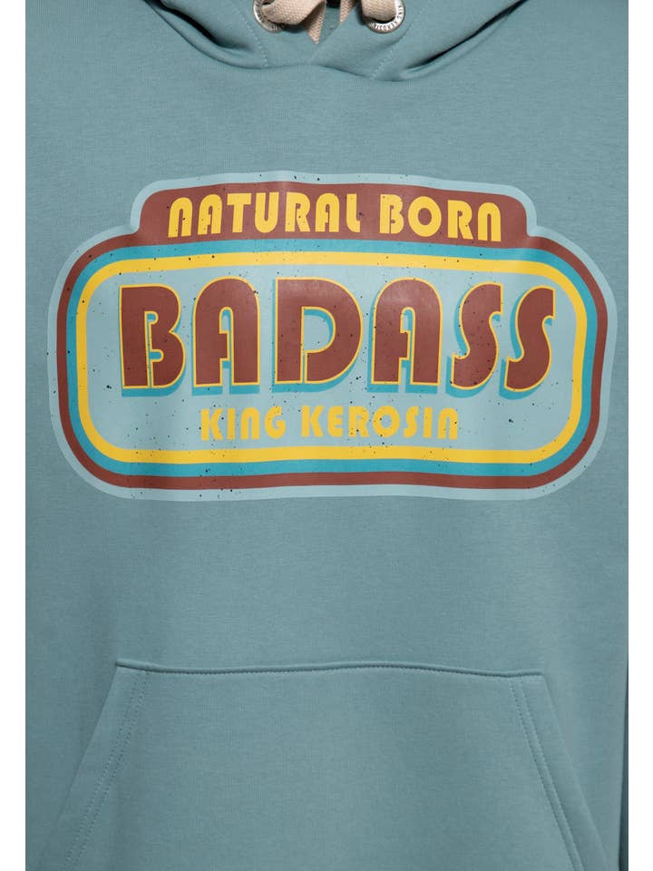 KING KEROSIN - Vendita all'ingrosso Felpa con cappuccio - Unisex - Felpa con cappuccio Natural Born Badass5