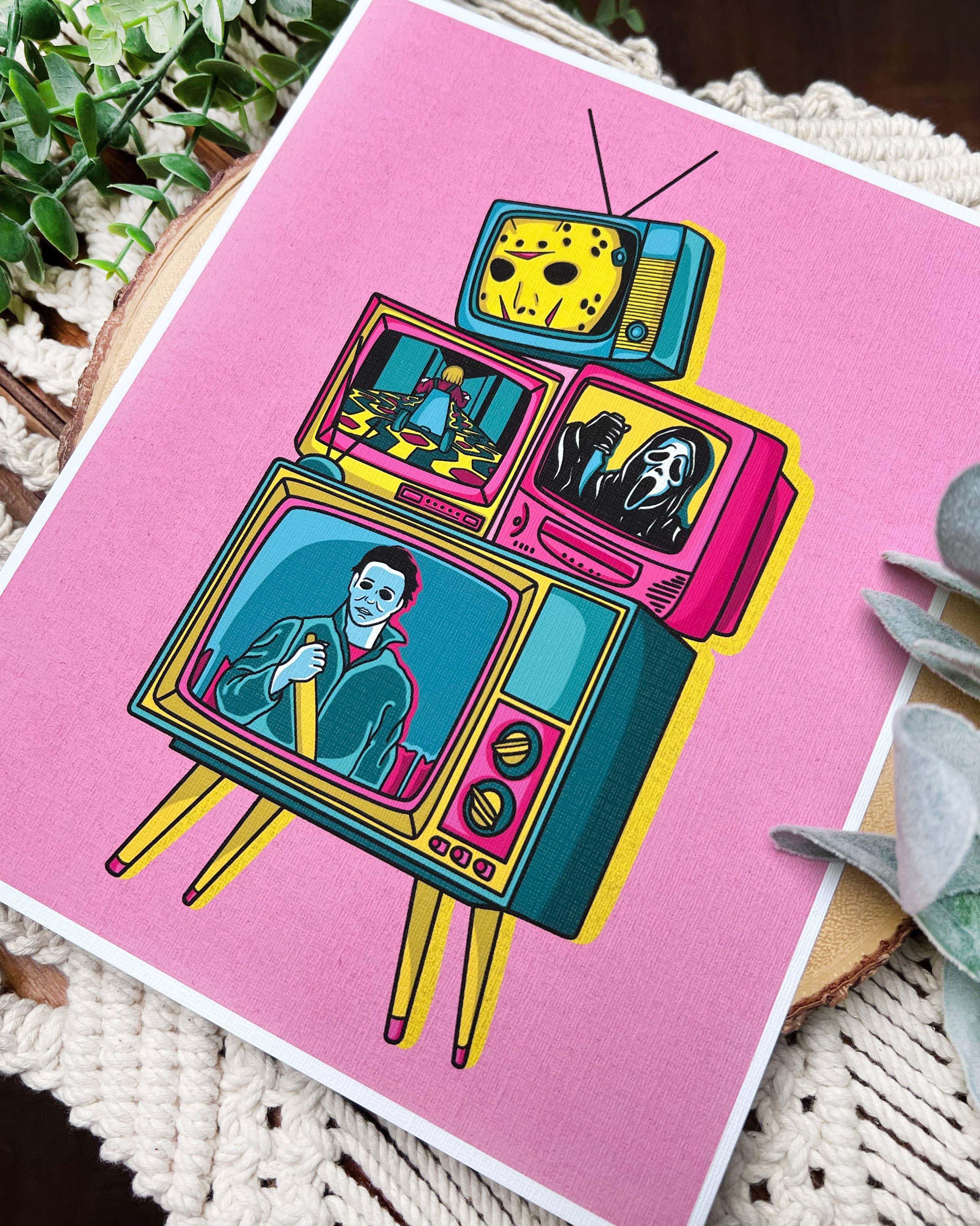 Holli Rose Art - Vente Affiche d'art - Tirage d'art télévisé d'horreur2