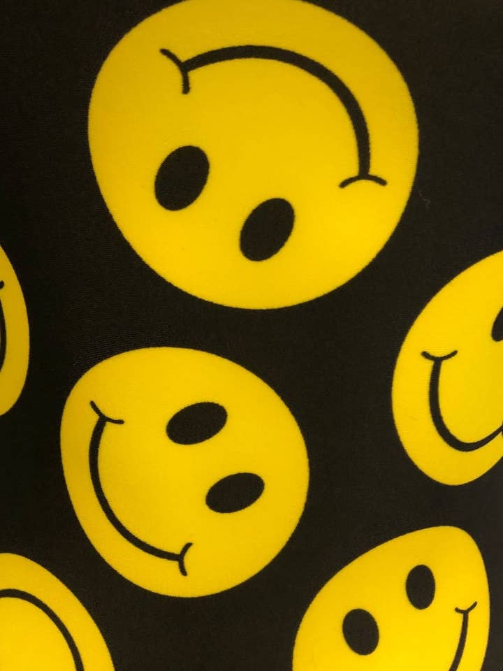 Foxy's Leotards - Wholesale One Piece Swimsuit - Women's - Groovy 1960s Smiley Face Gymnastics Leotard - Foxy's Leos1