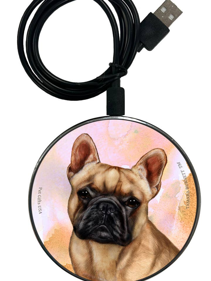 French Bulldog Fawn - Zoomies Phone Charger for wholesale by Pet Gifts USA, LLC